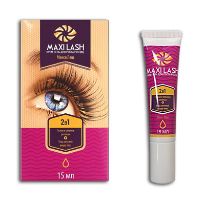 MaxiLash - крем-гель для роста ресниц 